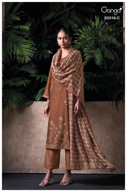 Ganga raevia 5316 ladies dress material wholesale market in delhi